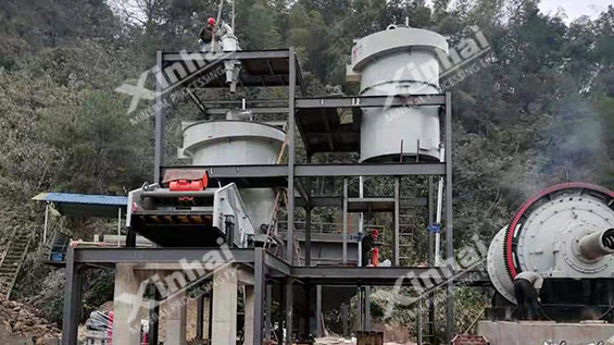 湖南800t/d石英砂选厂项目圆满运行