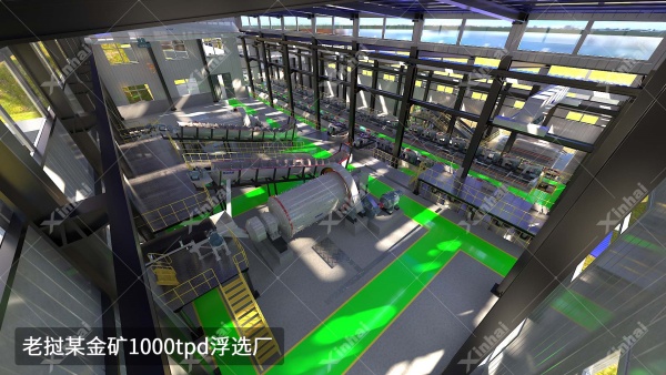 钢结构厂房3D效果图