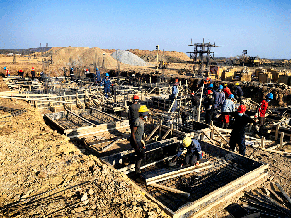津巴布韦采选项目土建施工2