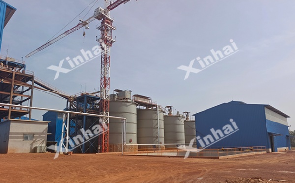 加纳500t/d金尾矿CIL选厂 加纳500t/d金尾矿CIL选厂